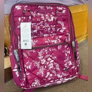 LUG Voyager Backpack/Tote in
Flourish Berry NWT